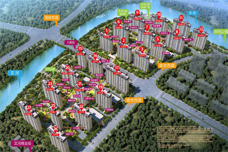 群邦新天地3室2厅2卫交通便利位置好123㎡